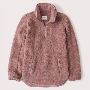 Abercrombie Soft AF Sherpa Half-Zip